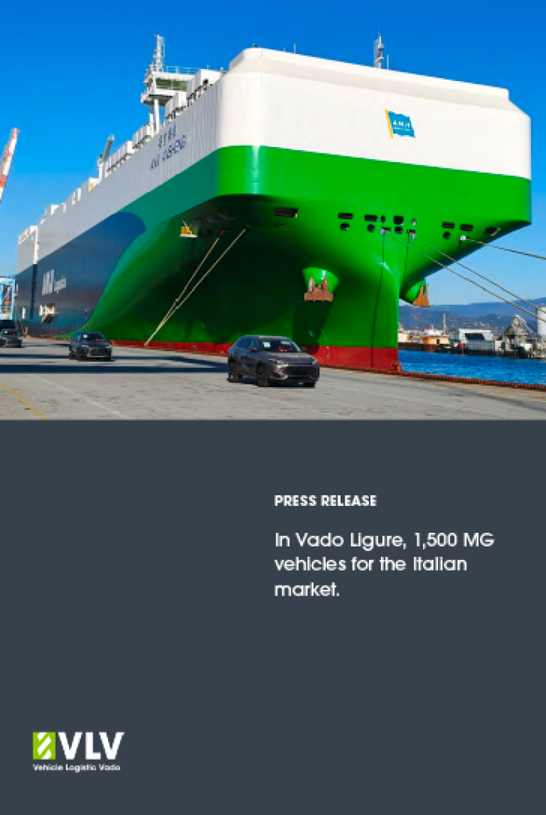 In Vado Ligure, 1,500 MG vehicles for the Italian market