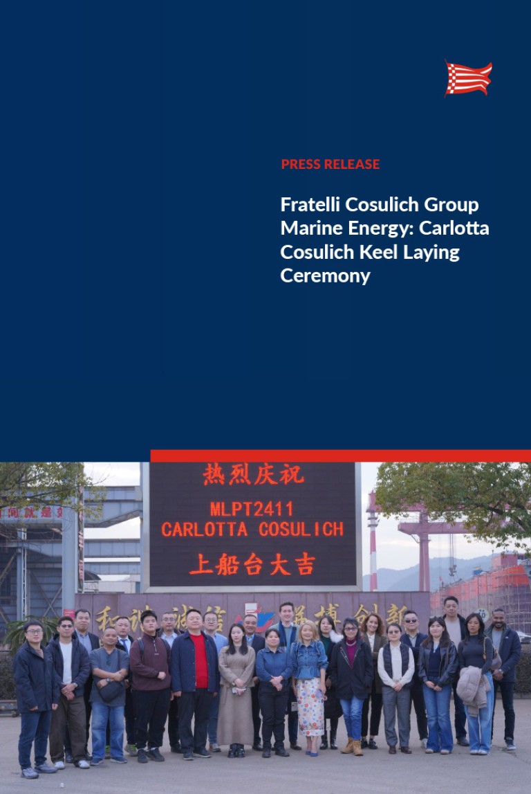Carlotta Cosulich Keel Laying Ceremony