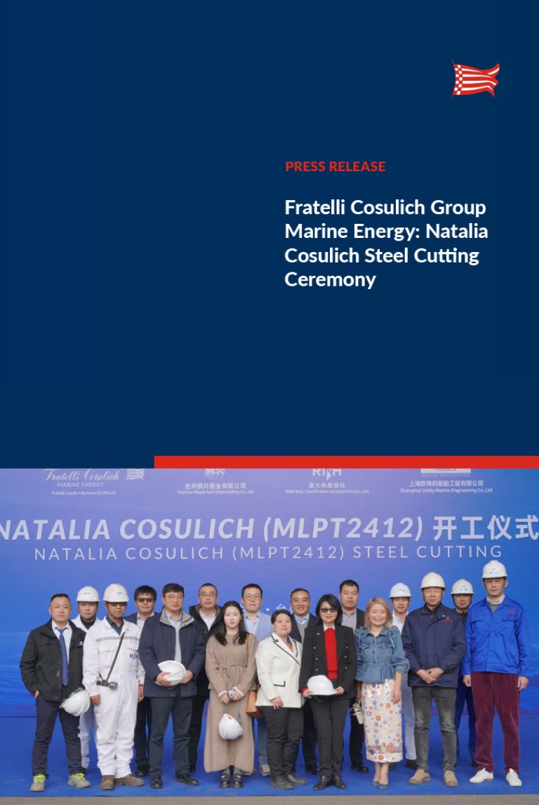 Natalia Cosulich Steel Cutting Ceremony