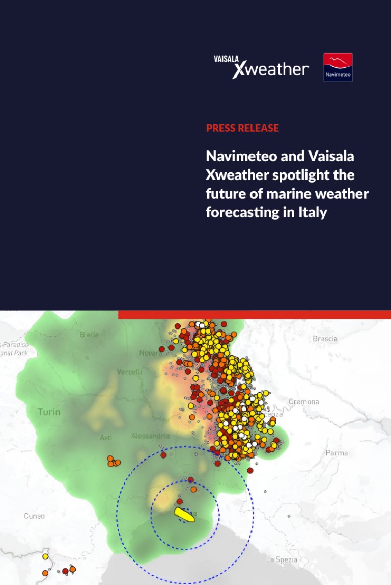 Navimeteo and Vaisala Xweather spotlight the future of marine weather forecasting in Italy